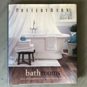 Pottery Barn bathrooms ideas + inspiration for stylish bathing spaces.